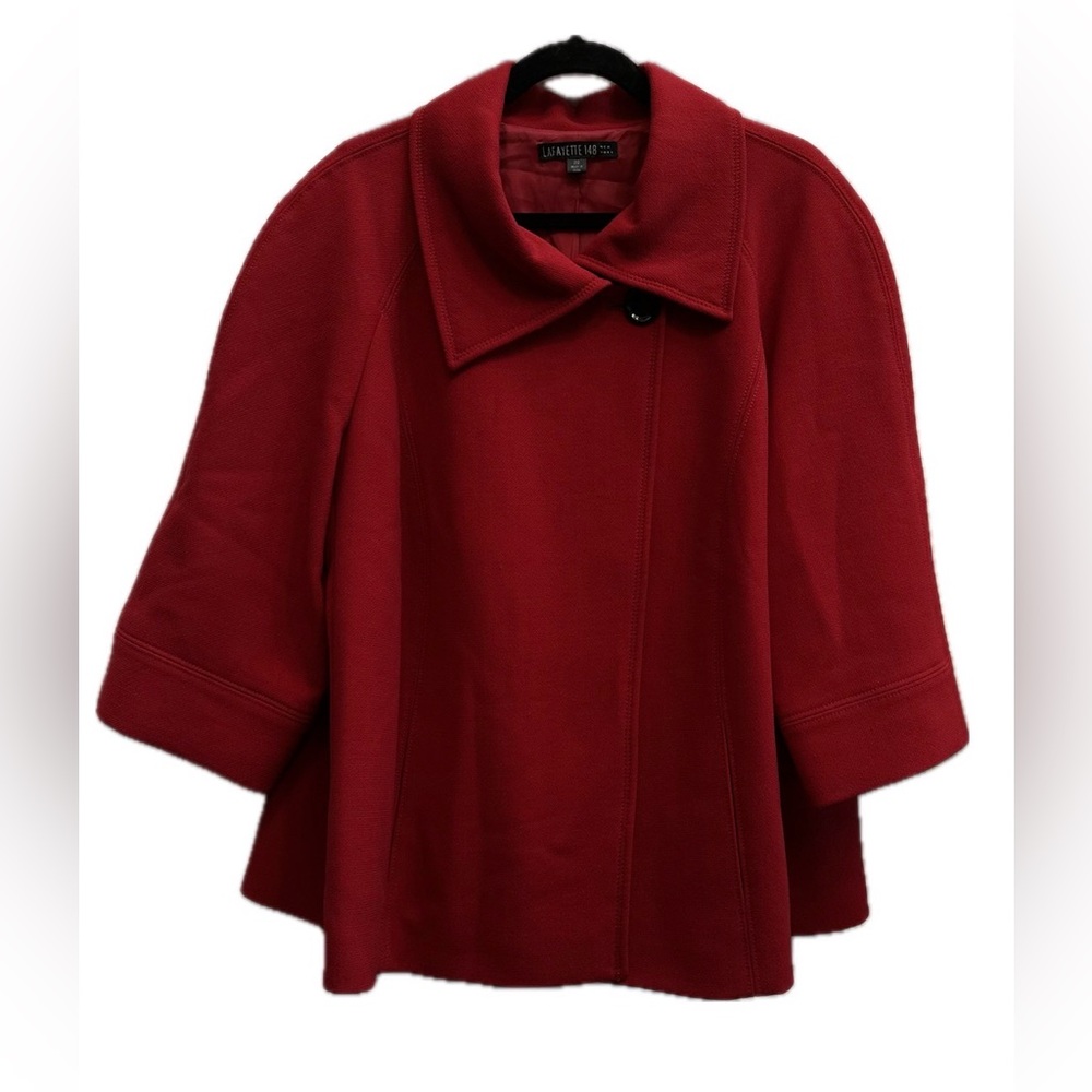 Lafayette 148 New York Virgin Wool Swing Coat